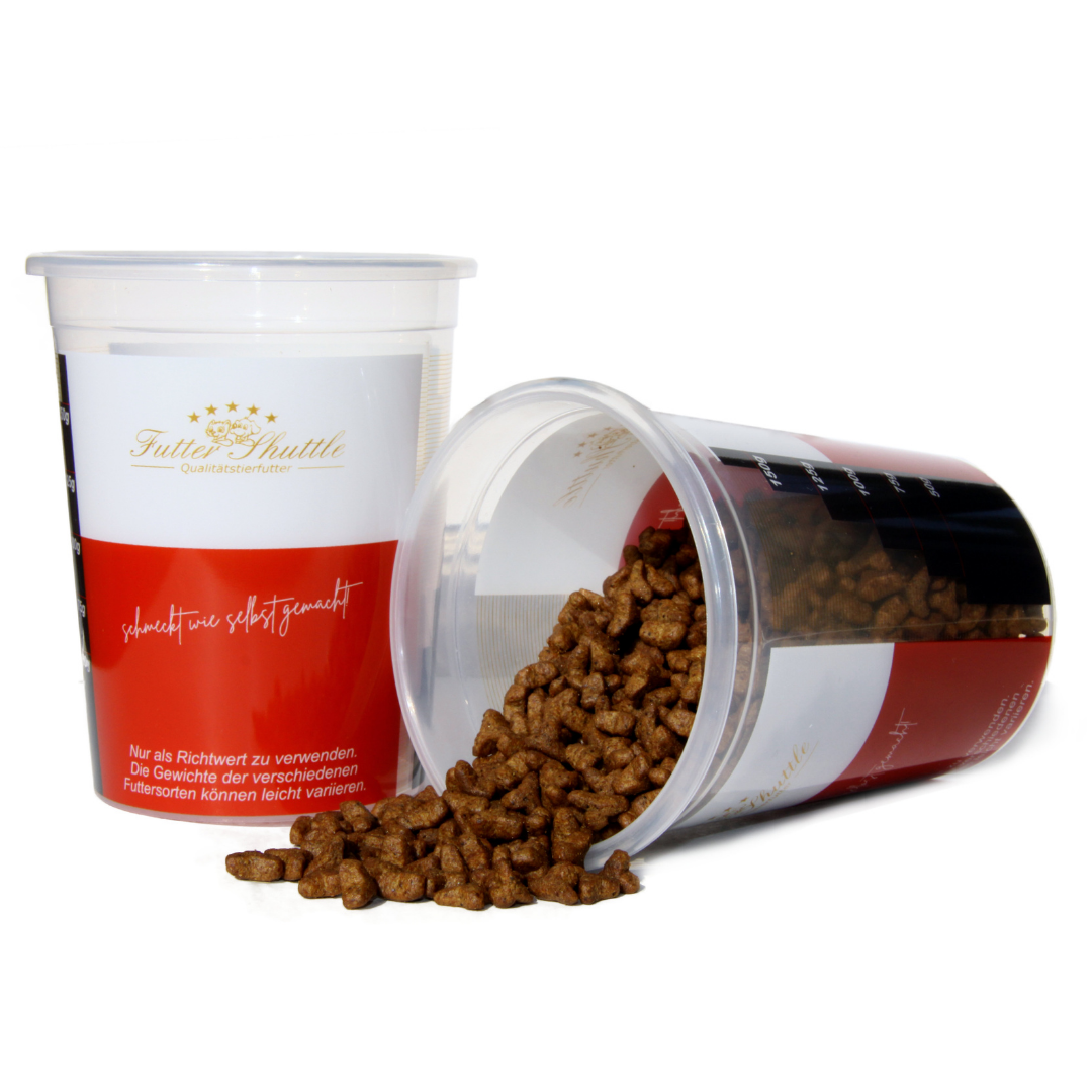 Futter Shuttle Messbecher 200g – Präzises Portionieren für Hunde- und Katzenfutter