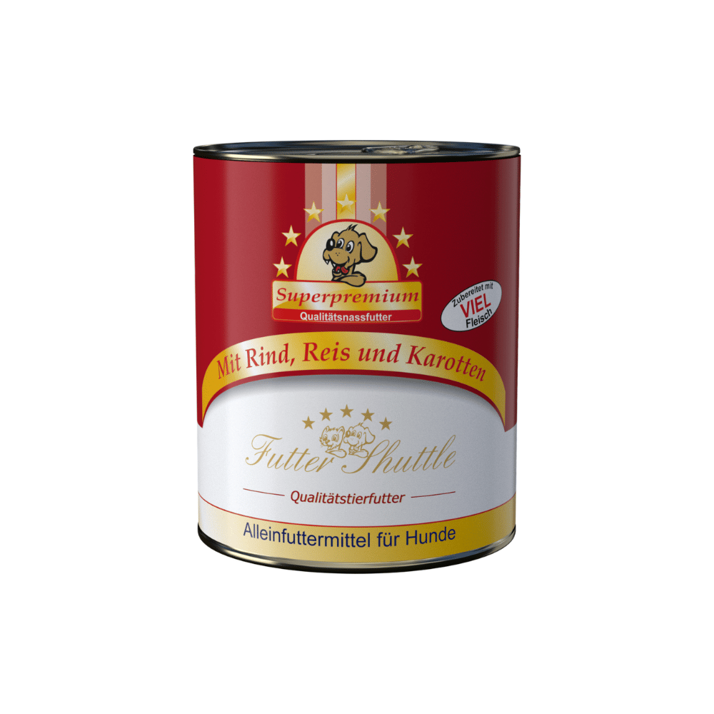XL Sparpaket Hunde Nassfutter 54 × 800 g – Premium Metzgerqualität | Alleinfuttermittel für Hunde