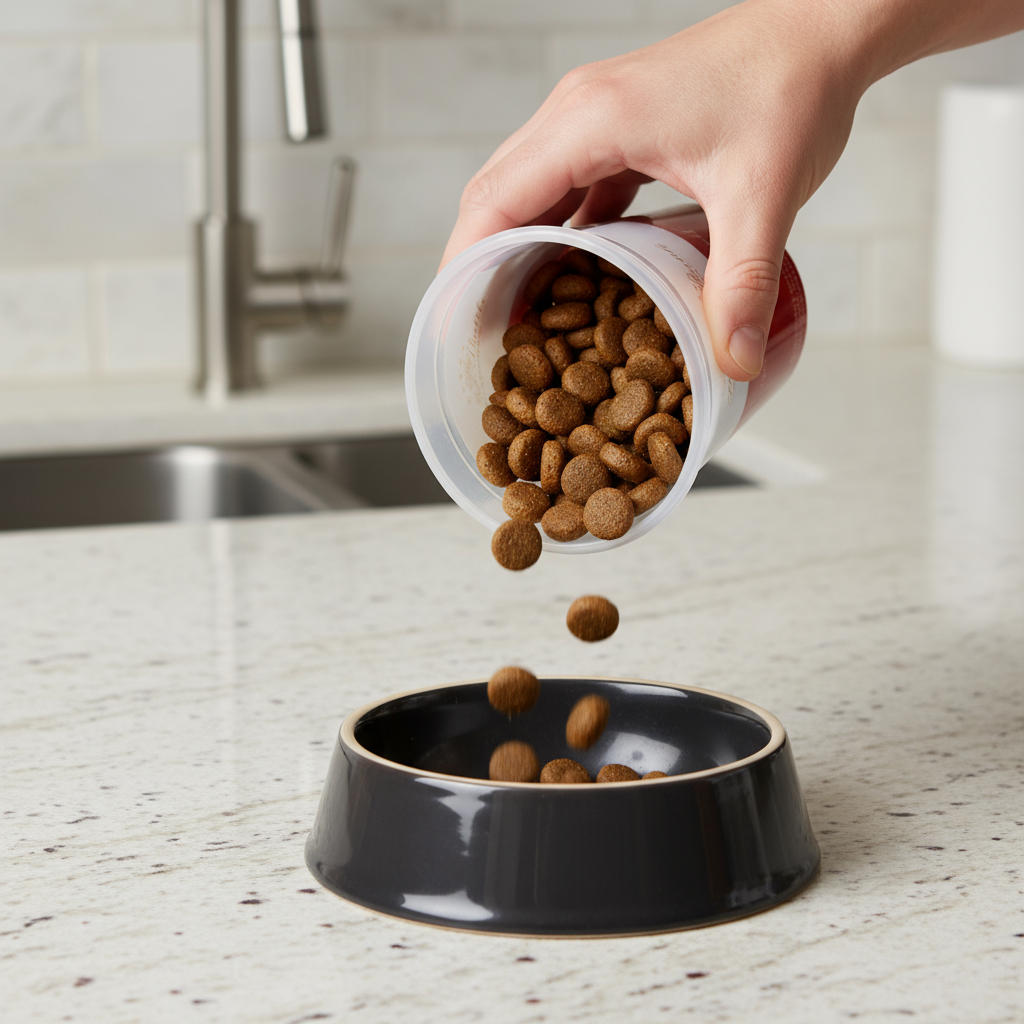 Futter Shuttle Messbecher 200g – Präzises Portionieren für Hunde- und Katzenfutter