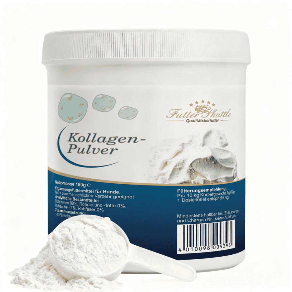 Kollagen Pulver Hund Gelenke 180g  – Premium Unterstützung für den Bewegungsapparat