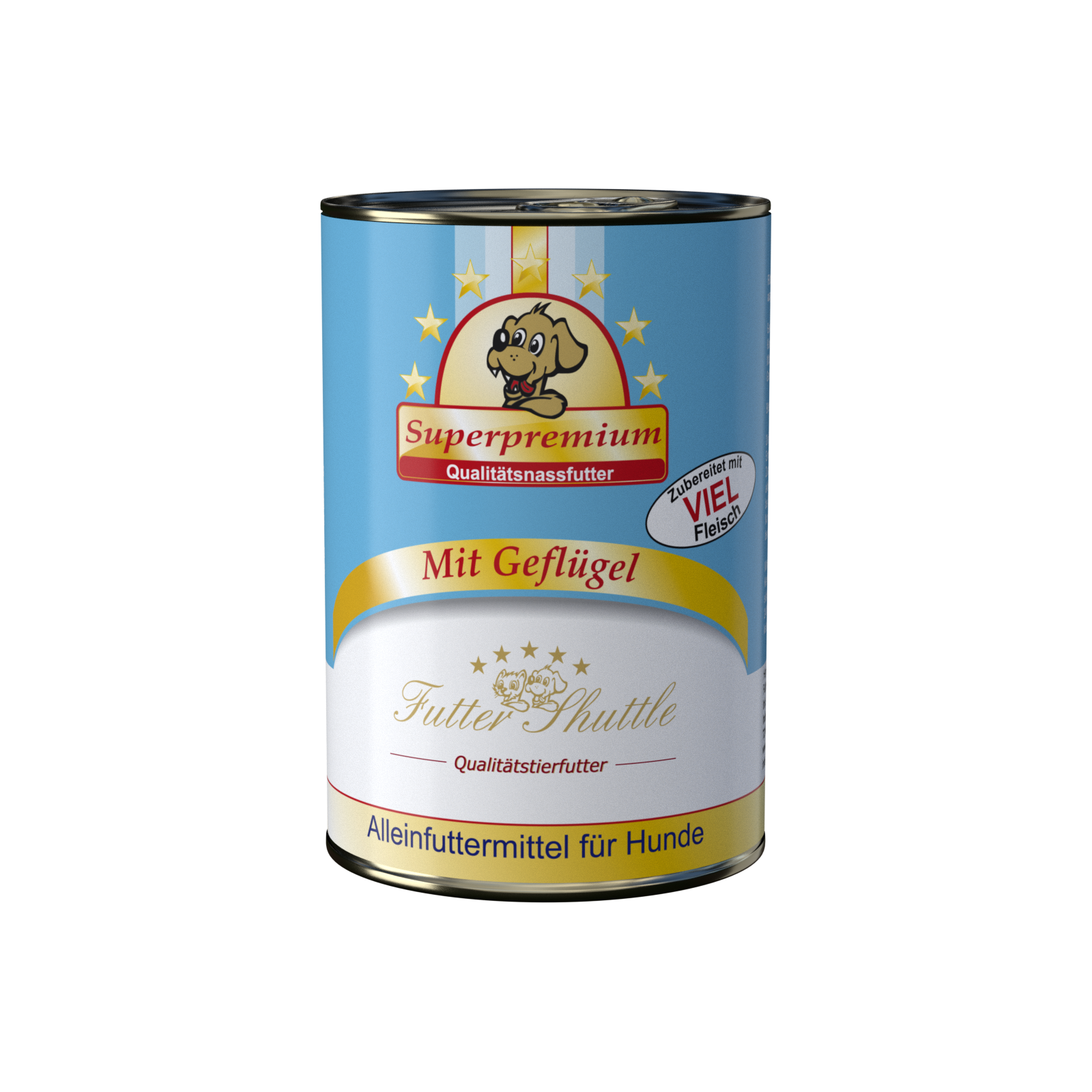 Angebot Hunde Nassfutter XL Sparpaket – Deutsches Metzger-Nassfutter Mix – 54 × 400 g Dosen