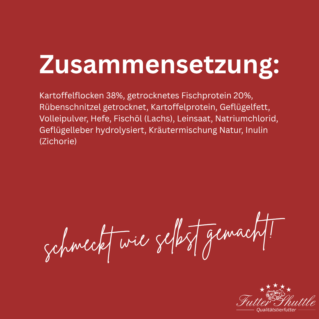 Fisch und Kartoffel 10kg - Getreidefreies Hundefutter Trockenfutter - Geruchsneutral