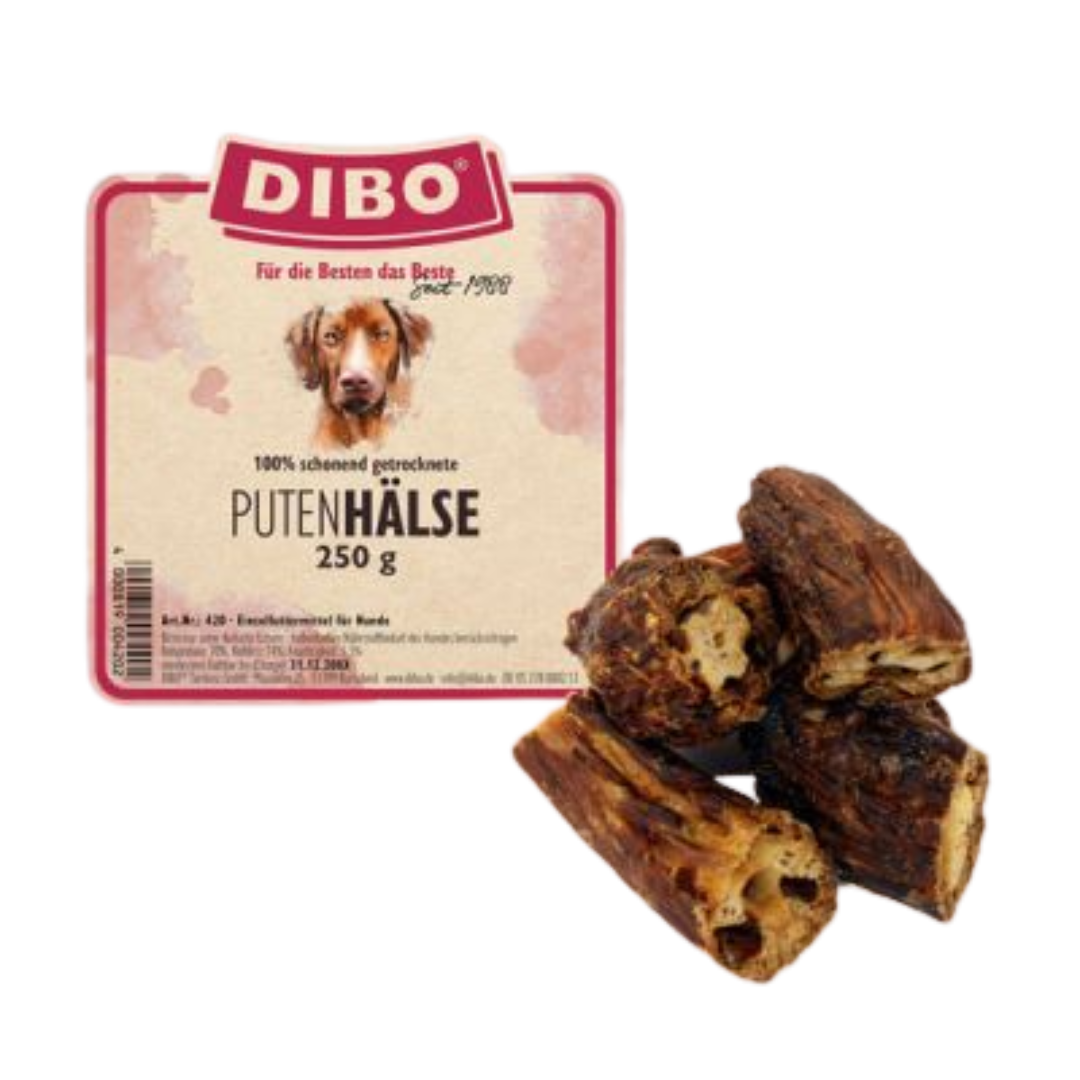 Snack für Hunde | Putenhälse für Hunde 250g als natürlicher Hundesnack