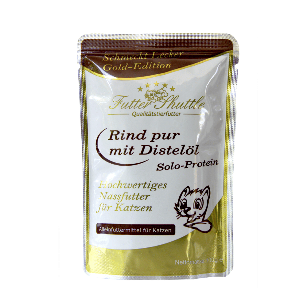 Sparpack Getreidefreies Katzenfutter Plus 10 & Gold Edition Nassfutter – Trocken- & Nassfutter Mix 3 kg + 12 × 100 g