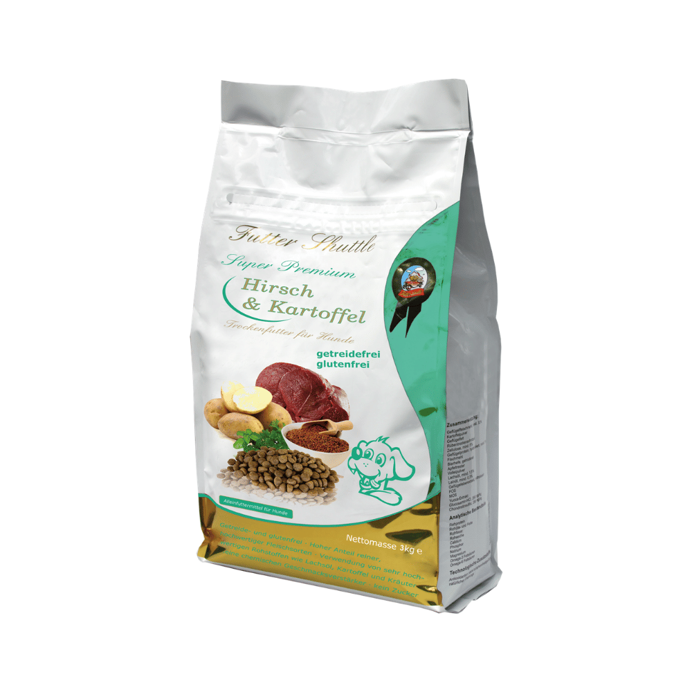 Sonderangebot Getreidefreies Hundefutter Sparpaket – Geflügel, Fisch, Hirsch & Ente mit Kartoffel – 8 × 3 kg (Super Premium)