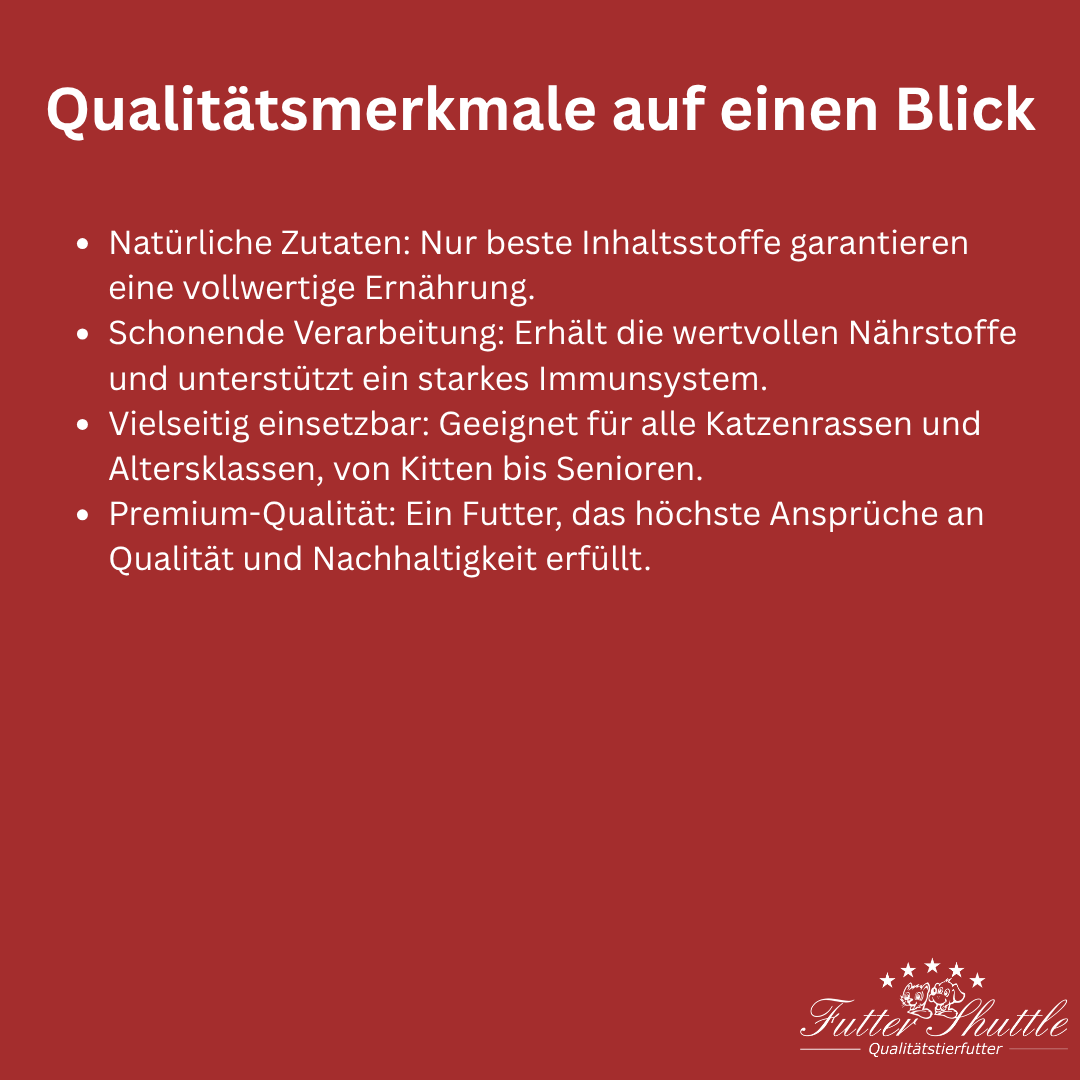 Katzenfutter Trockenfutter mit Lamm / Sensitiv 3kg in der höchsten Güte. Super Premium Katzentrockenfutter in Spitzenqualität von Futter Shuttle
