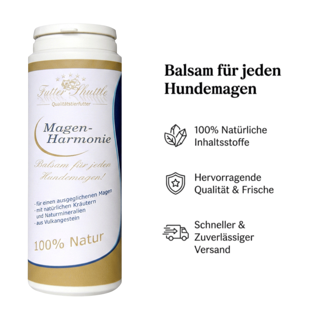 Magen Harmonie für Hunde – Ergänzungsfuttermittel zur Magenregulierung | 250 g Dose