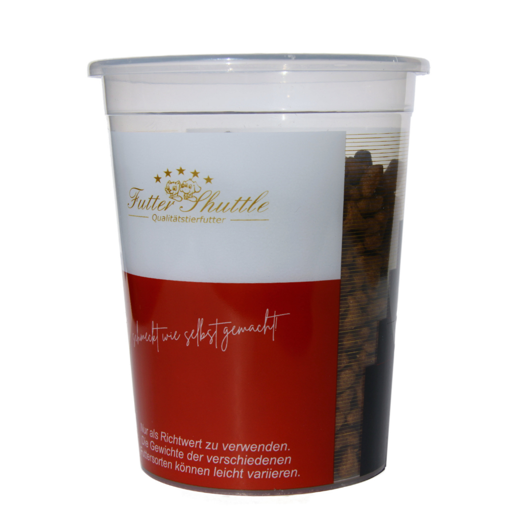 Futter Shuttle Messbecher 200g – Präzises Portionieren für Hunde- und Katzenfutter