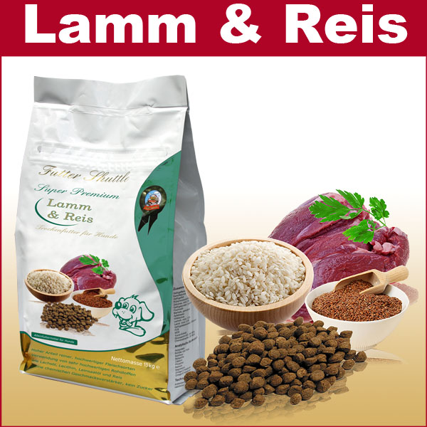 Hundefutter Trockenfutter Lamm und Reis/Sensitiv in Super Premium Qualität. Spitzenqualität von Futter Shuttle in Vers. Größen