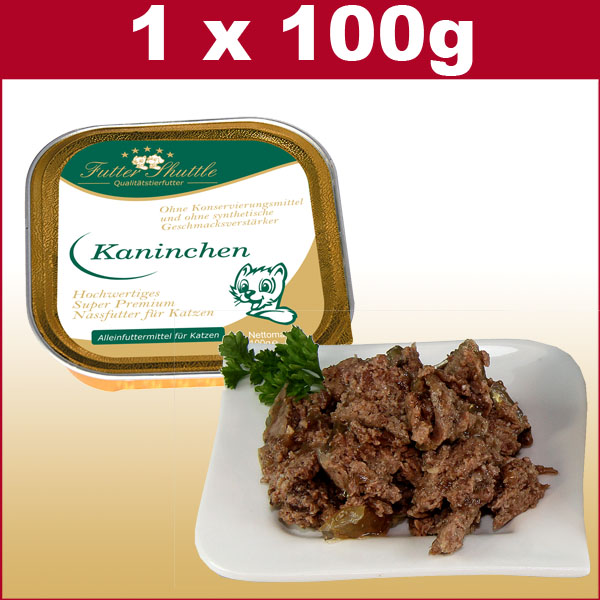 Angebot Katzen Nassfutter in höchster Qualität als XXXL Sparpaket. Praktische Portionsgerechte 100g Schalen. Spitzenqualiität von Futter Shuttle