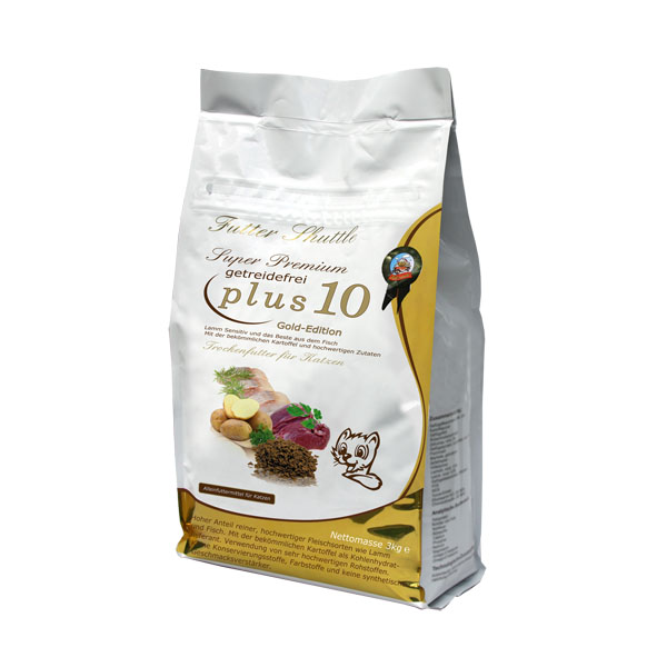 Getreidefreies Katzen Trockenfutter Plus 10. 3 kg Sack