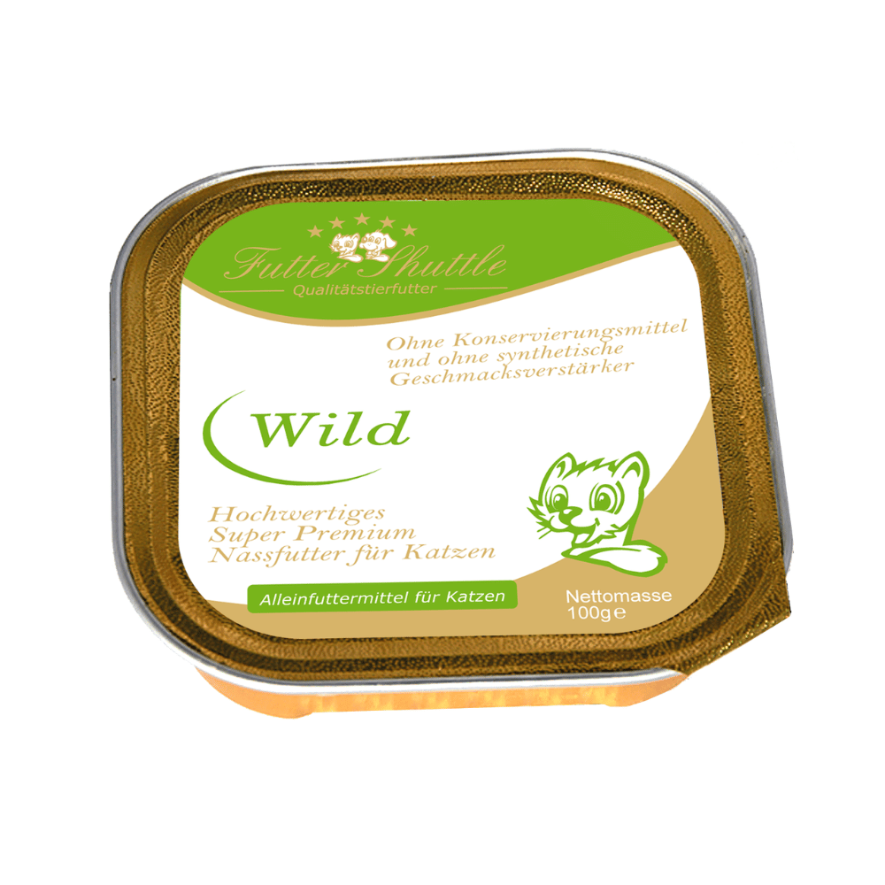Günstiges Katzenfutter Nassfutter XL Sparpaket – 42 × 100 g Premium Schalen mit 7 Sorten