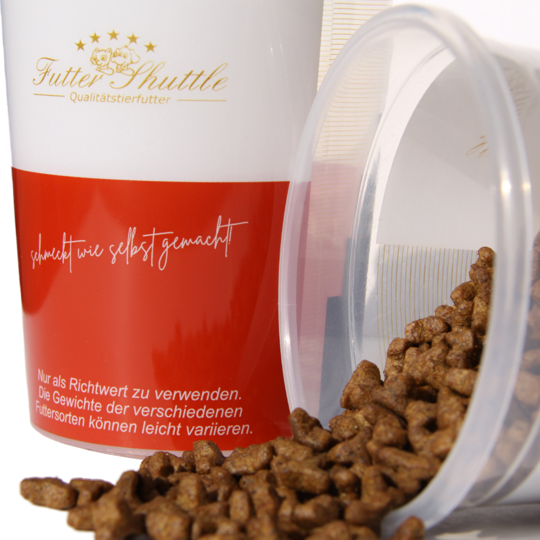 Futter Shuttle Messbecher 200g – Präzises Portionieren für Hunde- und Katzenfutter