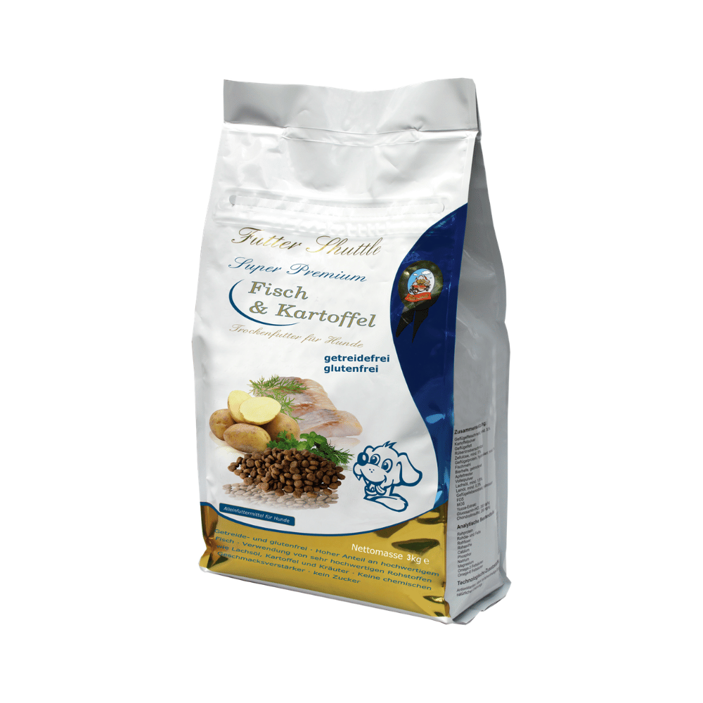 Sonderangebot Getreidefreies Hundefutter Sparpaket – Geflügel, Fisch, Hirsch & Ente mit Kartoffel – 8 × 3 kg (Super Premium)