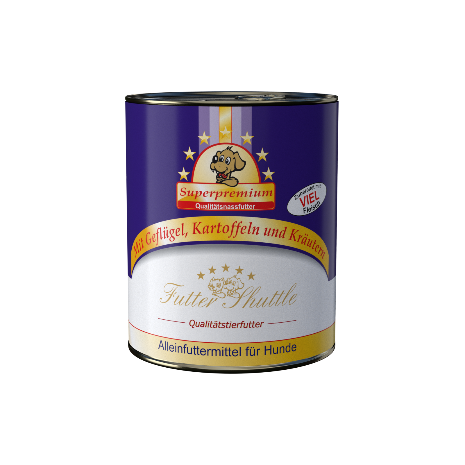 XL Sparpaket Hunde Nassfutter 54 × 800 g – Premium Metzgerqualität | Alleinfuttermittel für Hunde