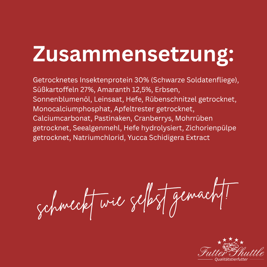 Super Premium Plus 20 5kg - Hypoallergenes  Hundefutter - Allergiker Hunde Trockenfutter auf Insektenbasis