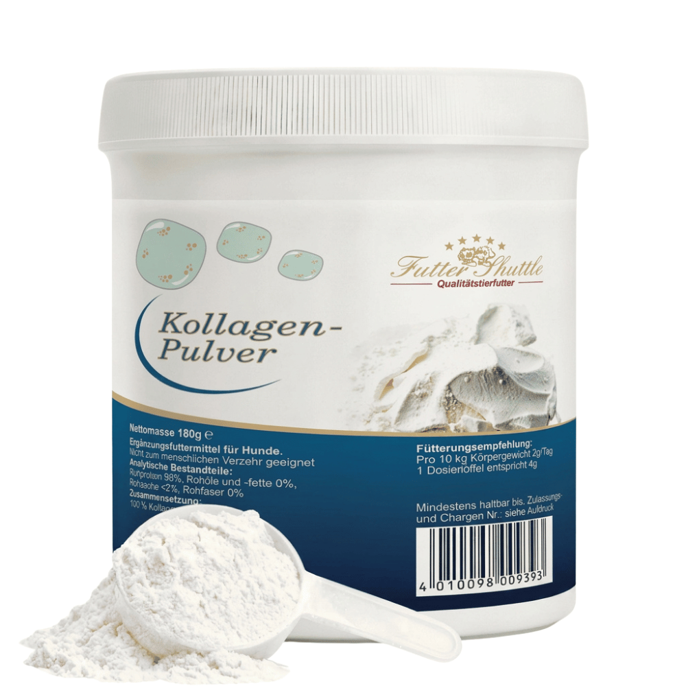 Kollagen Pulver Hund Gelenke 180g  – Premium Unterstützung für den Bewegungsapparat
