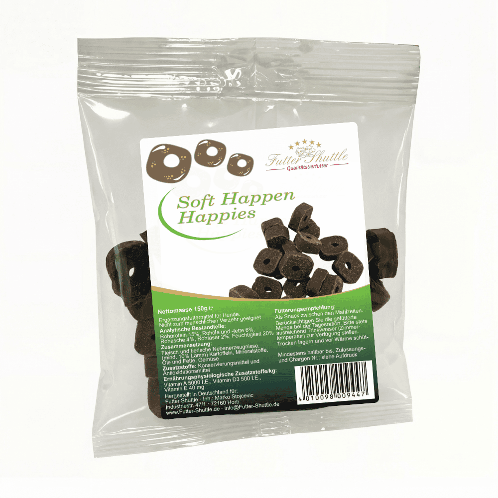 Soft Happen Hundesnack mit Lamm & Kartoffel – Getreidefrei – 150 g